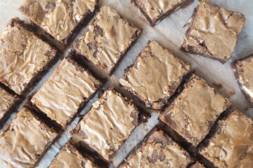 Brownie med chokolade