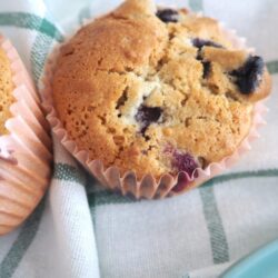 Blåbærmuffins uden gluten og laktose opskrift