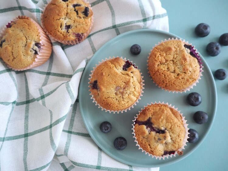 Blåbærmuffins uden gluten