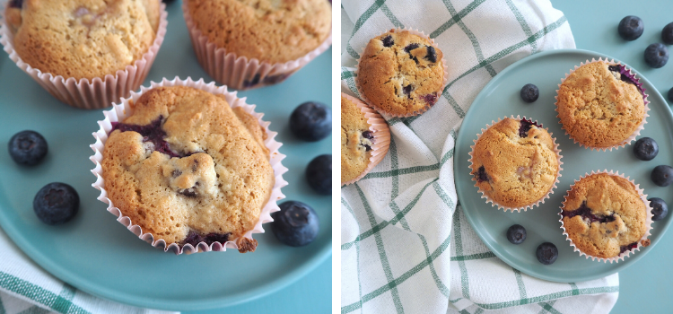 Blåbærmuffins uden gluten