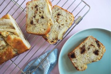 Bananbrød med chokolade