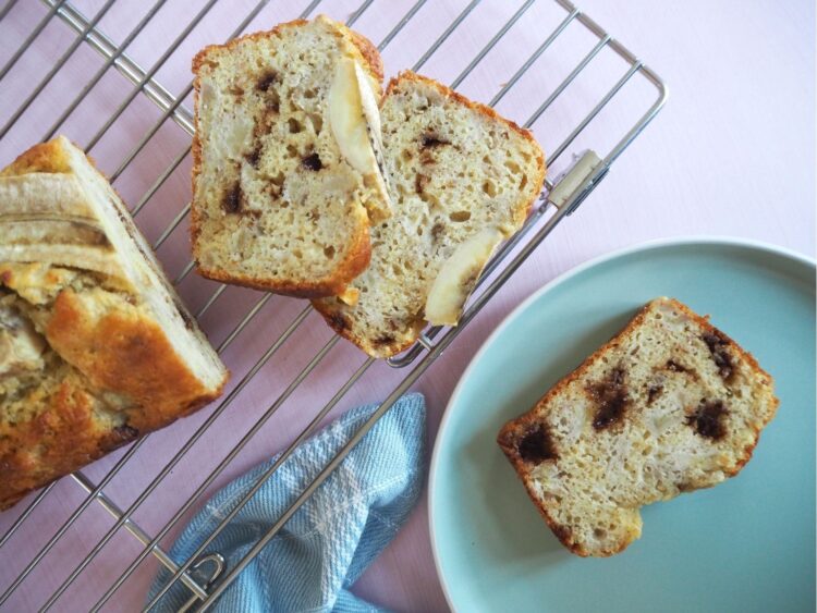 Bananbrød med chokolade