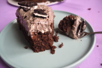 Brownie med oreofrosting