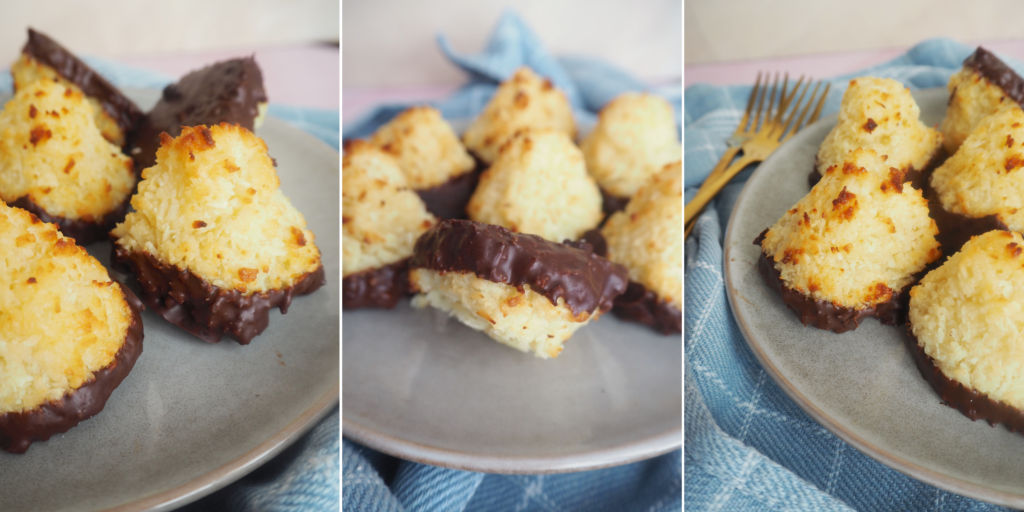 Kokostoppe med appelsin og hvid chokolade | Cakewoman.dk