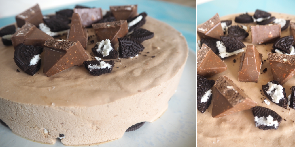 Frossen Toblerone cheesecake med Oreos | Cakewoman.dk