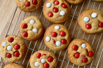 Cookies med chokoladeknapper opskrift